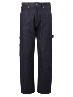 Junya Watanabe X Levi Strauss Logo Patch Wide-leg Jeans