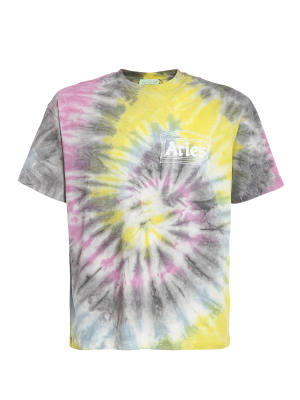 Aries Temple Tie-dye T-shirt