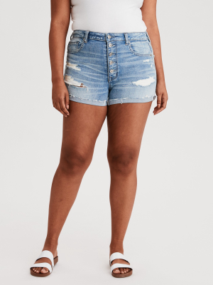 Ae Ne(x)t Level Super High-waisted Denim Short Short