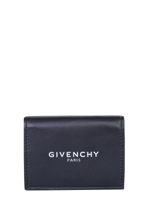 Givenchy Paris Logo Printed Wallet