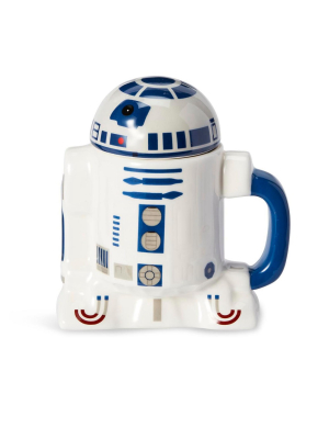 Seven20 Star Wars Mug - 20oz R2d2 Cup With Removable Helmet Mug