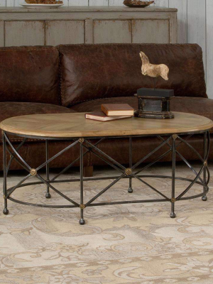 Drum & Fife Oval Coffee Table