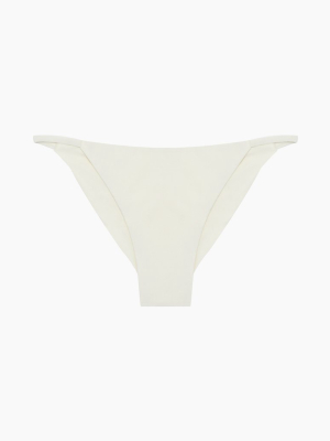 Kingston Thin Strap Bikini Bottom - Bone White