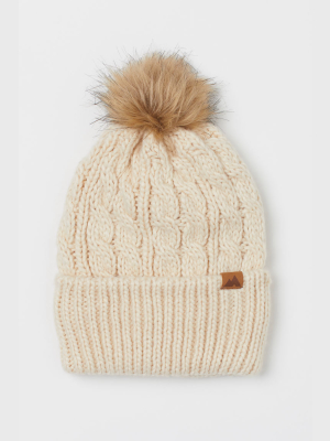 Cable-knit Hat