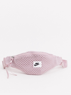 Nike Mesh Fanny Pack In Pink