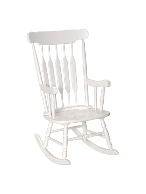 Adult Wooden Rocking Chair - Gift Mark