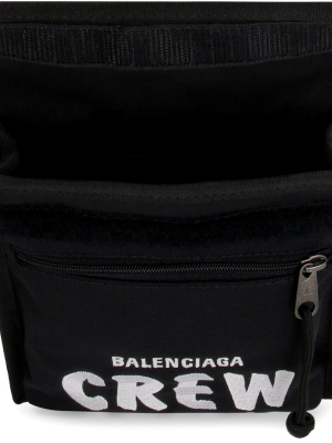 Balenciaga Logo Print Messenger Bag