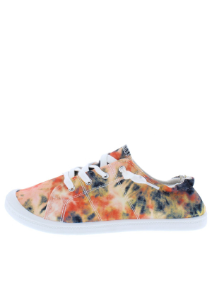 Obessed Multi Tie Dye Women's Flat