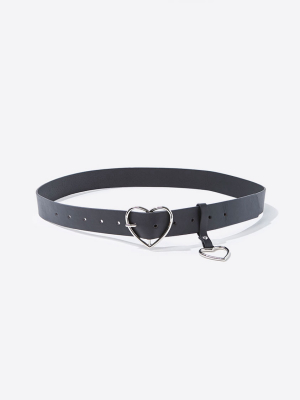 Heart Buckle Waist Belt