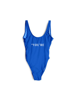 *you're [swimsuit]