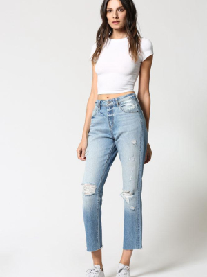 Tracey High-rise Straight Jean