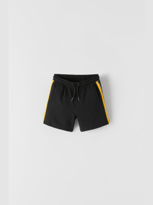 Side Stripe Athletic Shorts