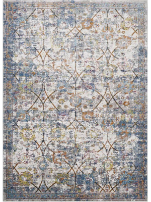 Maynard Area Rug Light Blue/yellow/orange