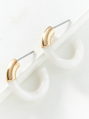 Lele Sadoughi Archie Hoop Earrings