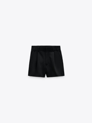 Pleated Shorts