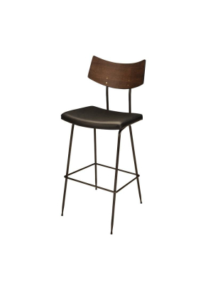 Nuevo Soli Counter Stool - Black