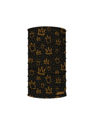 Gold Crowns Kids Neck Gaiter