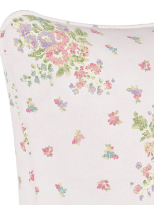 Shabby Chic Pillow Collection - Clover Floral Pink Pillow