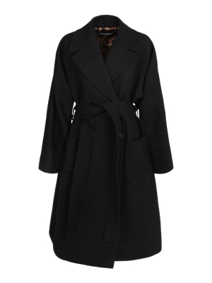 Dolce & Gabbana Double-breasted Belted Coat