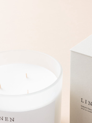 Linen Candle