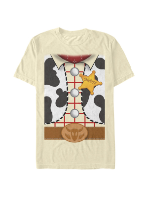 Men's Toy Story Sheriff Woody Costume Tee T-shirt