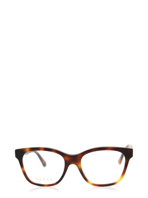 Gucci Eyewear Square Frame Glasses