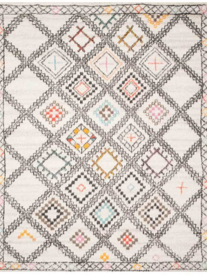 Kenya Motif Natural/multi Area Rug