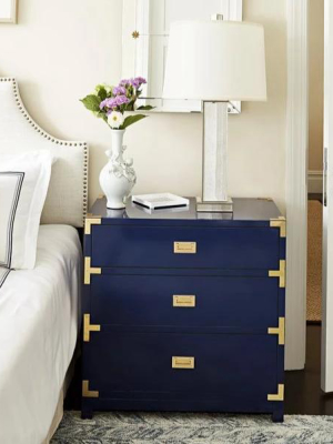 Victoria Side Table Navy Blue