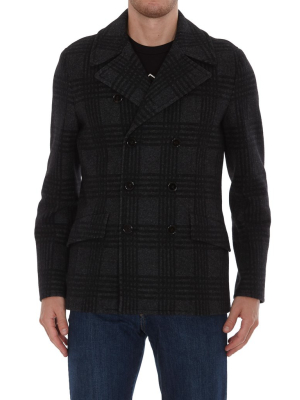 Dolce & Gabbana Checked Double-breasted Coat