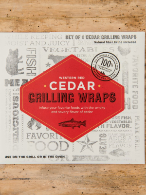 Cedar Grilling Wraps