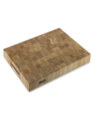 Boos End-grain Rectangular Chopping Block, Maple