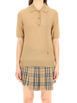 Burberry Monogram Motif Polo Shirt