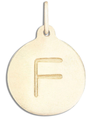 "f" Alphabet Charm