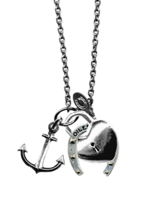Luck, Love & Hope Lariat In Sterling Silver