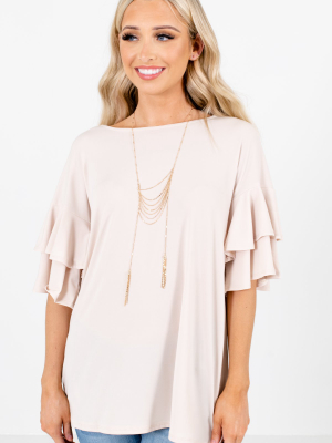 Build Your Dream Ruffle Top