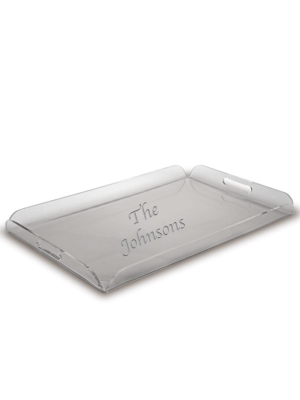 Etched Acrylic Serving Tray