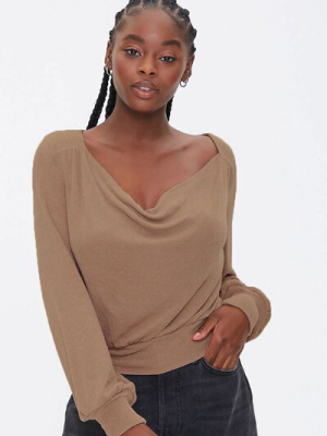 Cutout-back Cowl Top