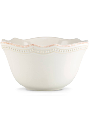 French Perle Bead White™ Fruit Bowl