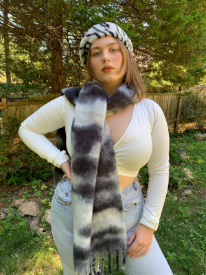 Woven Tie-dye Scarf