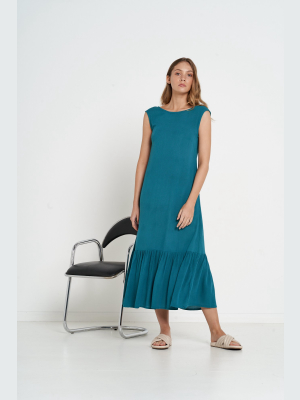 Inverness Dress - Teal