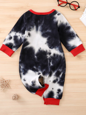 Daddy's Boy Tie Dye Jumpsuit