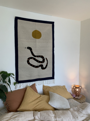M.a Uo Exclusive Serpiente Artisan Woven Wall Hanging