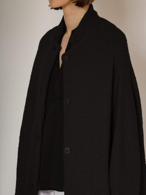 Batu Coat In Black