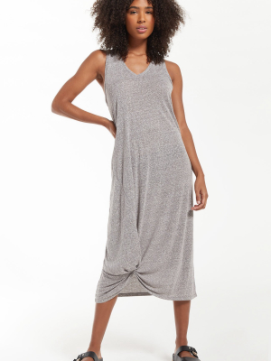 Reverie Knot Triblend Midi Dress