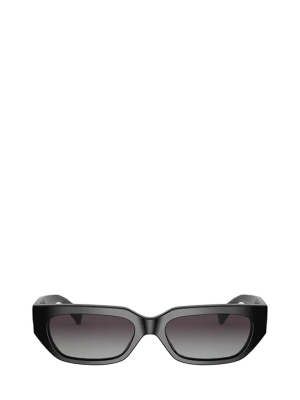 Valentino Eyewear Vlogo Rectangular Frame Sunglasses