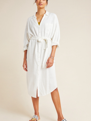 L Space Barcelona Tie-front Shirtdress