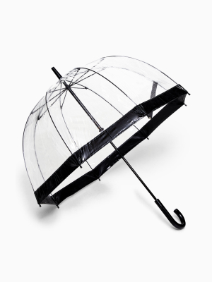 Black Birdcage Tpu Umbrella