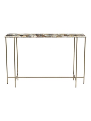 Agate Console Table