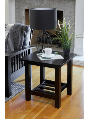 Set Of 2 Bedford Grove Wood End Table, - Espresso Brown - Handy Living