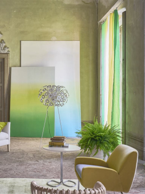 Savoie Wall Mural In Lemongrass From The Mandora Collection By Designers Guild